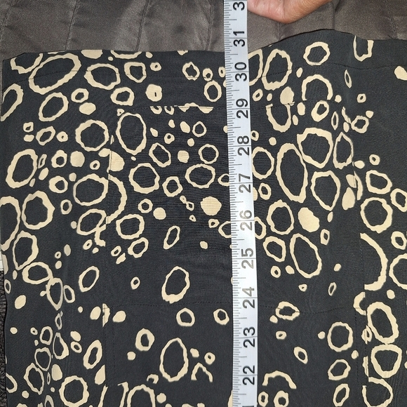 Coldwater Creek Black 100% Silk Long Sleeve Button-Up  Size XL - Picture 8 of 9